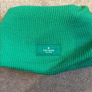 Kate Spade NEW Green Cosmetic Bag